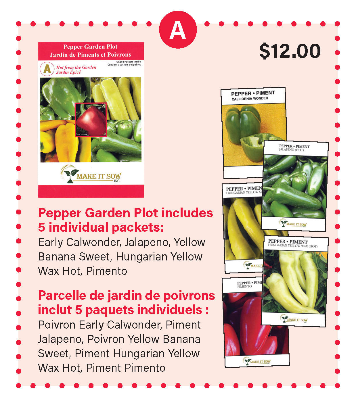 A: Parcelle de jardin aux poivrons